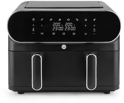 Wilfa Air Fryer Dual Zone 2 x 5.5L - black