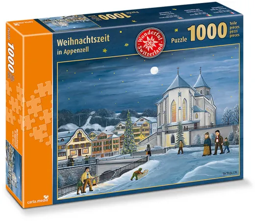 Weihnachtszeit in Appenzell - Puzzle [1000 Teile]