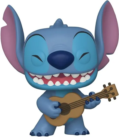 Funko POP! Lilo + Stitch - Stitch with Ukulele 1044 [10 cm]