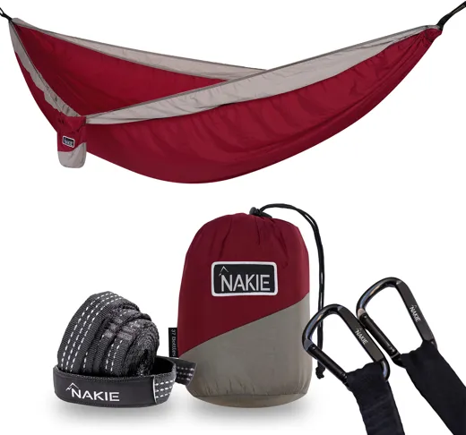 Nakie Hammock - merlot red