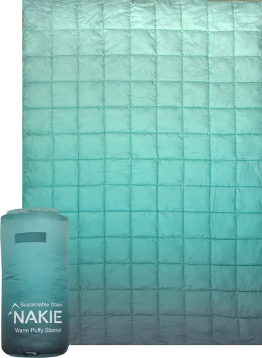 Nakie Puffy Blanket - horizon green