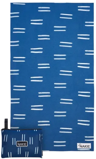 Nakie Beach Towel - salty waves