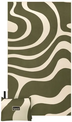 Nakie Beach Towel - eucalyptus green