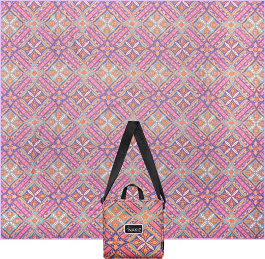 Nakie XL Beach Towel - rosy tides