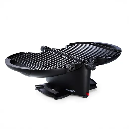 nomadiQ Portable Gas BBQ - Model 3.0 - black matt
