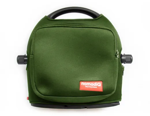 nomadiQ Protection Pouch with pocket - green