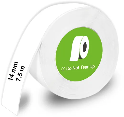 Olympia endless label roll for P22 - white