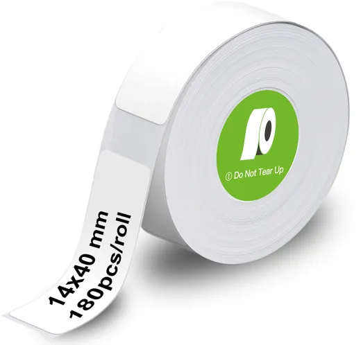 Olympia label roll for P22 - white
