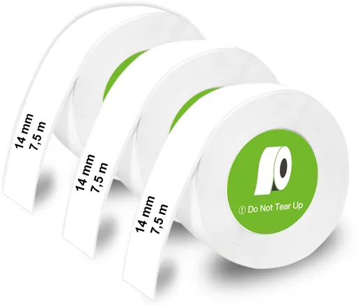 Olympia endless label roll 3-pack for P22 - white