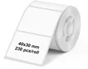 Olympia label roll for PM220 - white