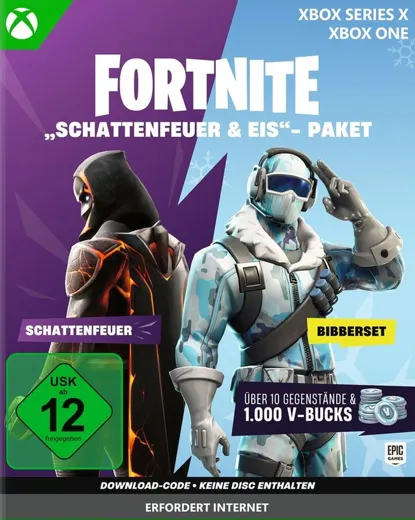 Fortnite Schattenfeuer + Eis Paket [XSX] (Code in Box) (D/F/I)