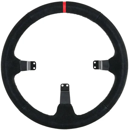 Asetek - GT Rim Curved [340 mm] - black/suede