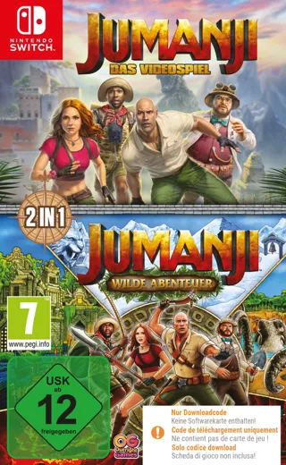 Jumanji 1+2 Compilation [NSW] [Code in a Box] (D)