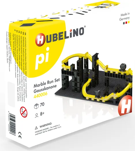 Hubelino pi: Kugelbahn Set Gausskanone [70 Teile]