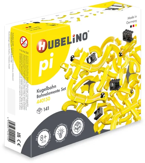 Hubelino pi: Kugelbahn Bahnelemente Set [141 Teile]