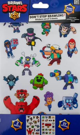 Brawl Stars Sticker 4-Piece Set