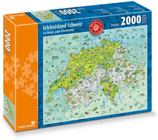 Erlebnisland Schweiz - Puzzle [2000 Teile]