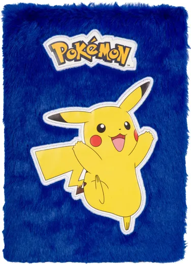 Pokémon: A5 Plush Pikachu Notebook
