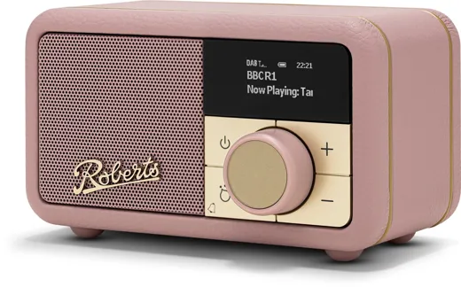 Roberts Revival Petite 2 DAB+ Radio - dusky pink
