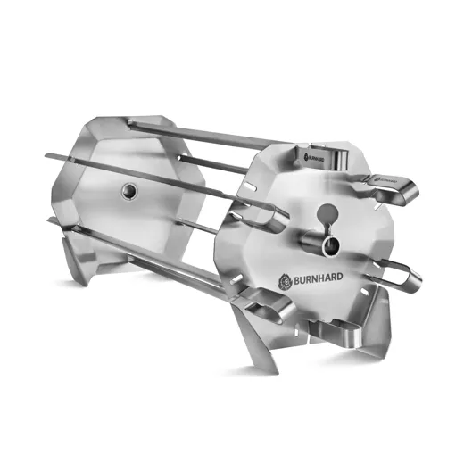 Burnhard Edelstahl Spiess-Rondell für Drehspiess