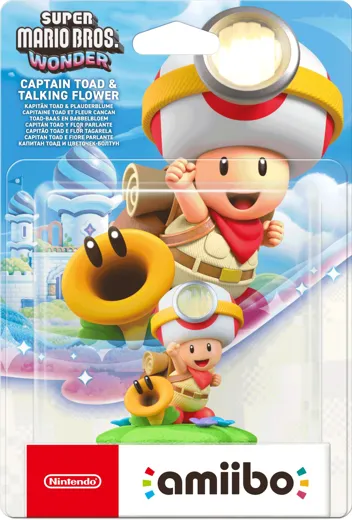 amiibo Kapitän Toad + Plauderblume