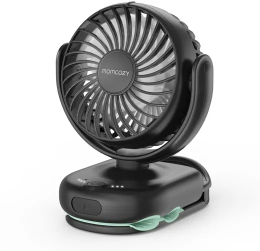 Momcozy Clip On Stroller Fan - black