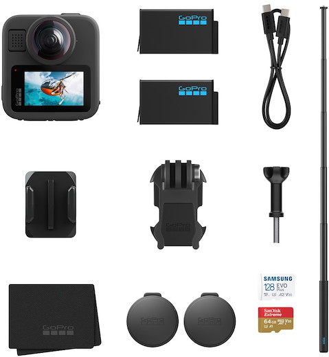 GoPro MAX2 + Accessories Bundle 128GB