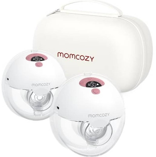 Momcozy M5 Breast Pump Double - maroon