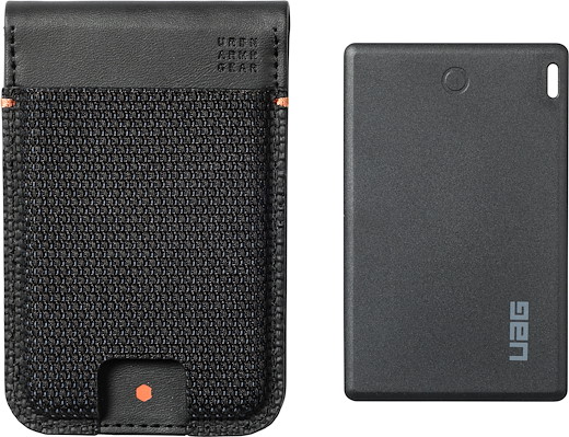 UAG Metropolis Wallet with Tracker Card for Apple - kevlar black