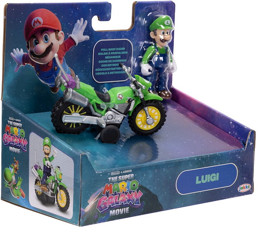 Super Mario: Luigi Racer Figure Set