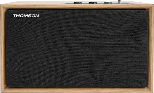 Thomson Wooden Home Speaker WS302 - black/wood