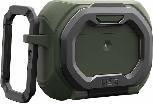 UAG Monarch Case - AirPods Pro [3rd Gen] - olive drab/silver