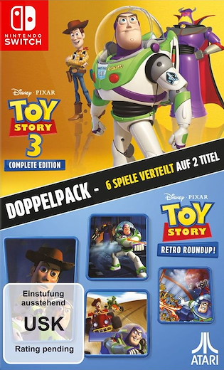 Toy Story 3 Complete + Retro Roundup! Double Pack [NSW] (D)