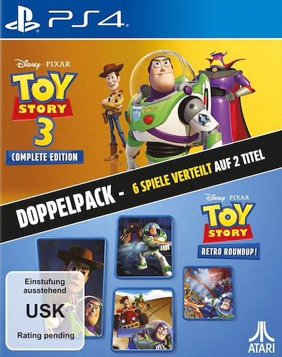 Toy Story 3 Complete + Retro Roundup! Double Pack [PS4] (D)