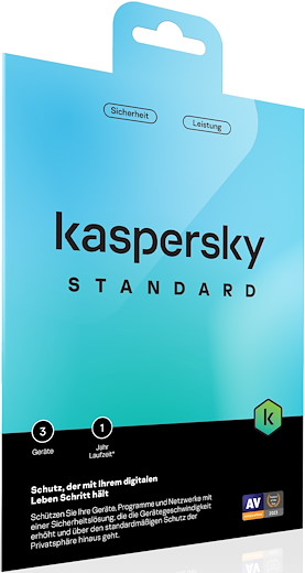 Kaspersky Standard (3 Geräte) [PC/Mac/Android] (D/E/F/I)