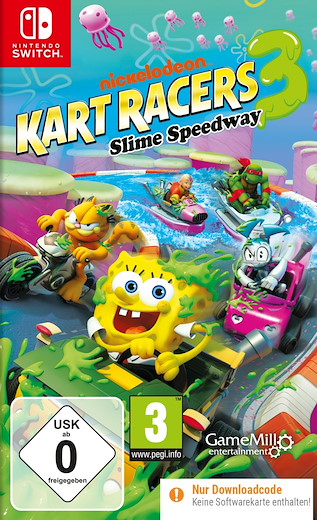 Nickelodeon Kart Racers 3 - Slime Speedway [NSW] [Code in a Box] (D)
