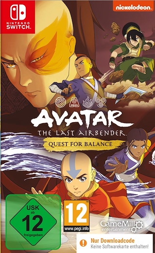 Avatar The Last Airbender Quest for Balance [NSW] [Code in a Box] (D)