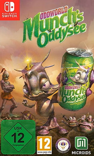 Oddworld Munch´s Odyssey HD [NSW] [Code in a Box] (D)