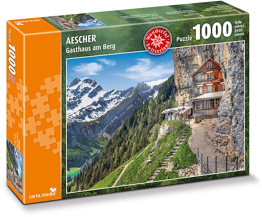 Aescher Gasthaus am Berg - Puzzle [1000 Teile]