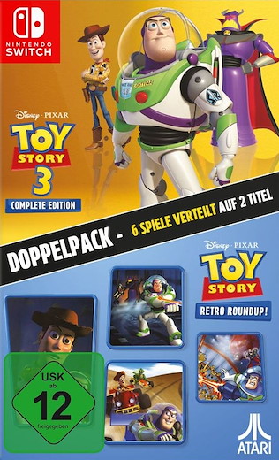 Toy Story 3 Complete + Retro Roundup! Double Pack [NSW] (D)