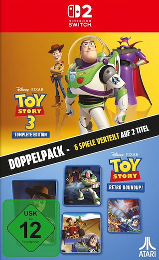 Toy Story 3 Complete + Retro Roundup! Double Pack [NSW2] (D)