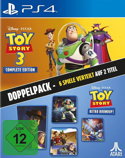Toy Story 3 Complete + Retro Roundup! Double Pack [PS4] (D)