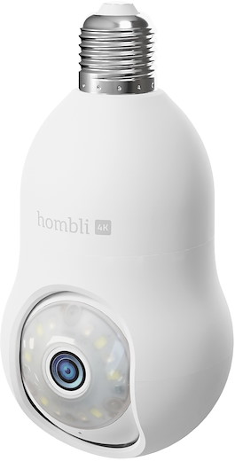 Hombli Bulb Cam 4K - white