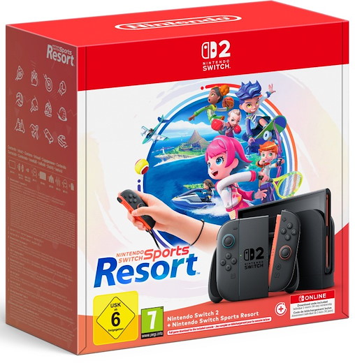 Nintendo Switch 2 + Sports Resort-Set [NSW2] (D/F/I)