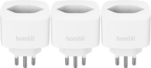 Hombli Smart Swiss Socket S+ (Matter) Promo Pack 2+1 - white
