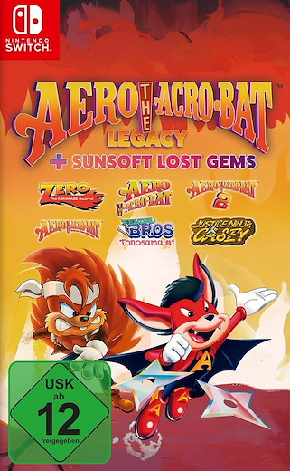 Aero the Acro-Bat Legacy + Sonsoft Lost Gems [NSW] (D)