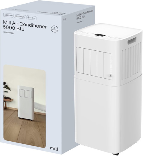 Mill Portable Air Conditioner 5000BTU - white