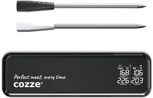 Cozze Wireless Thermometer mit 2 Messsonden